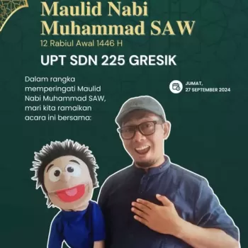 UPT SDN 225 Gresik Semarakkan Maulid Nabi dengan Dongeng Isl
