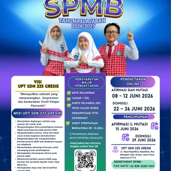 Sistem Penerimaan Murid Baru (SPMB) 2026-2027 TELAH DIBUKA !
