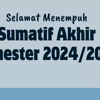 Jadwal SAS / PAS Semester Ganjil 2024 / 2025