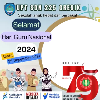 Twibon Hari Guru SDN 225 Gresik